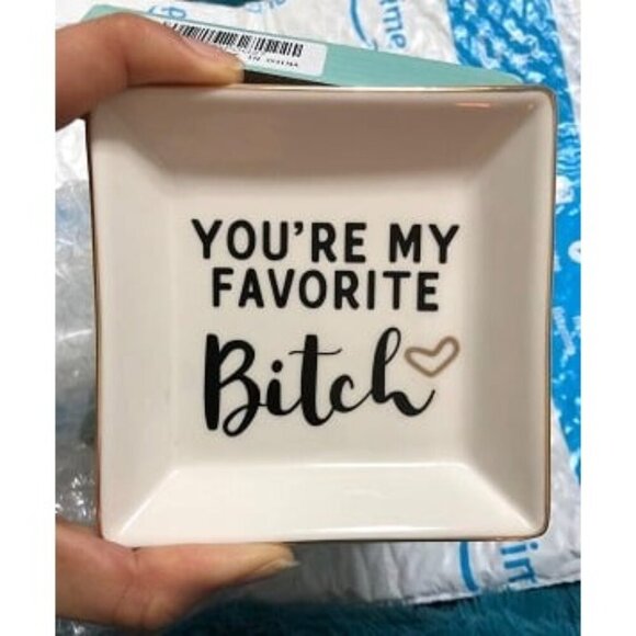 New Ceramic Ring Dish Jewelry Tray for Mom Sister Friends - Picture 1 of 2